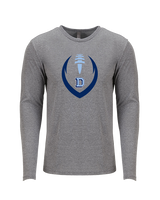 Dallas Mountaineers HS Football Full Football - Tri-Blend Long Sleeve