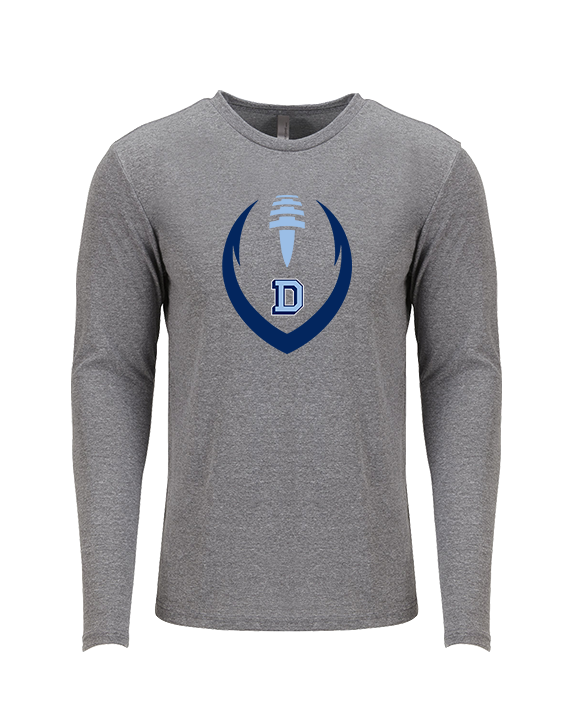 Dallas Mountaineers HS Football Full Football - Tri-Blend Long Sleeve