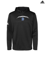 Dallas Mountaineers HS Football Laces - Mens Adidas Hoodie