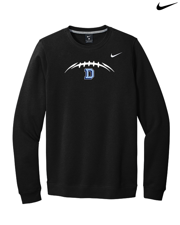Dallas Mountaineers HS Football Laces - Mens Nike Crewneck