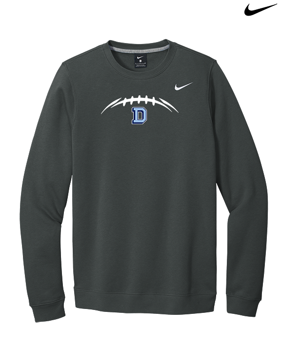 Dallas Mountaineers HS Football Laces - Mens Nike Crewneck