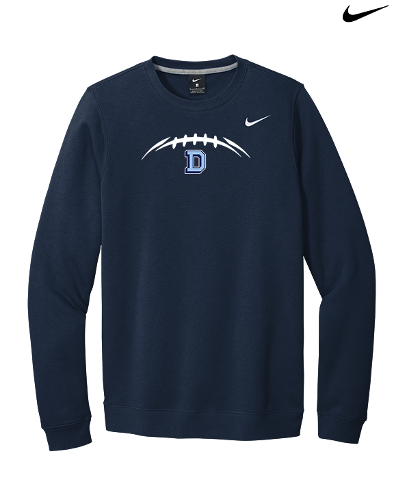 Dallas Mountaineers HS Football Laces - Mens Nike Crewneck
