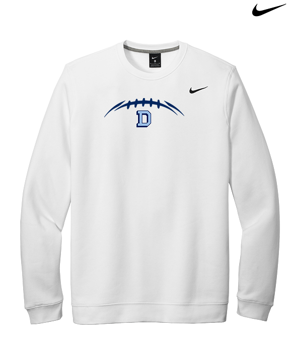 Dallas Mountaineers HS Football Laces - Mens Nike Crewneck