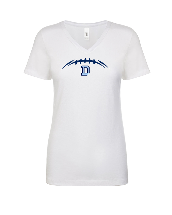 Dallas Mountaineers HS Football Laces - Womens Vneck