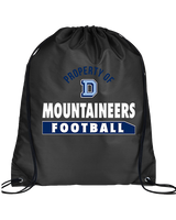 Dallas Mountaineers HS Football Property - Drawstring Bag