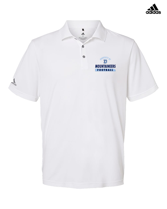 Dallas Mountaineers HS Football Property - Mens Adidas Polo