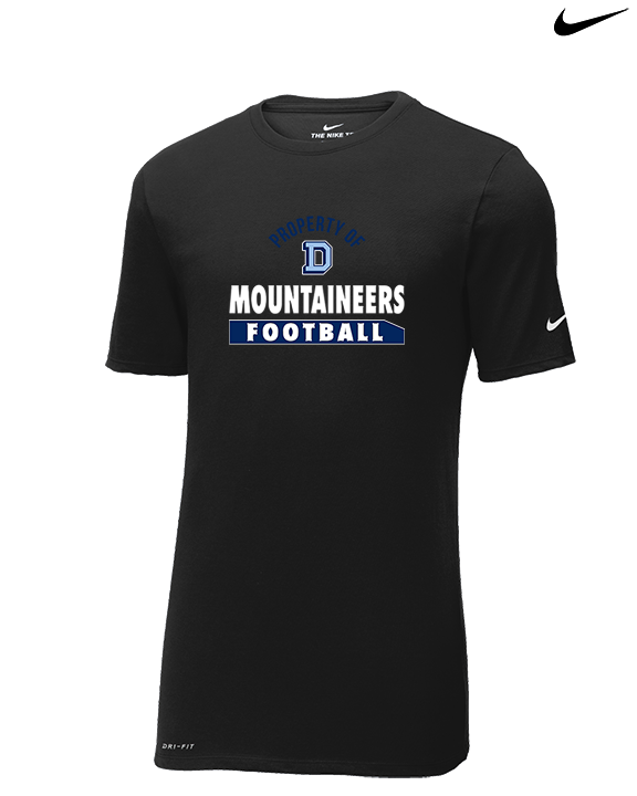 Dallas Mountaineers HS Football Property - Mens Nike Cotton Poly Tee