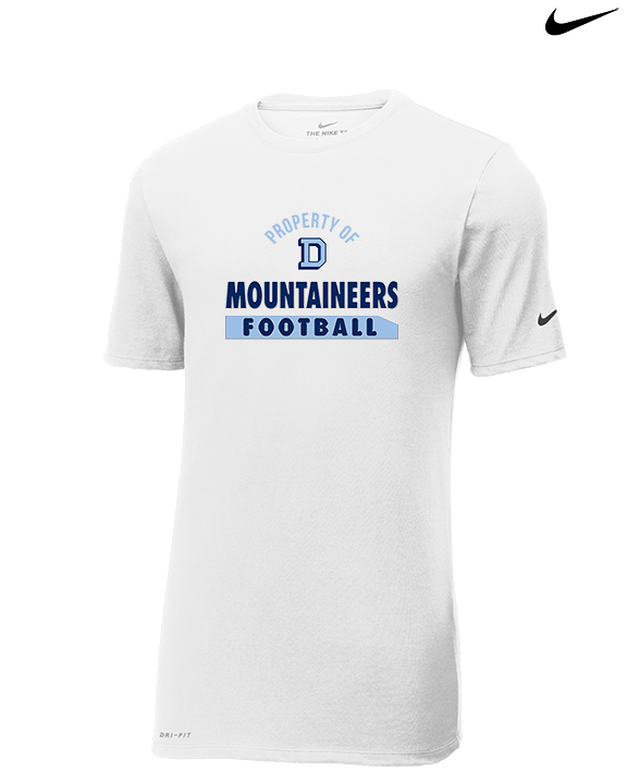 Dallas Mountaineers HS Football Property - Mens Nike Cotton Poly Tee