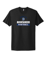 Dallas Mountaineers HS Football Property - Mens Select Cotton T-Shirt