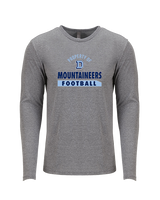 Dallas Mountaineers HS Football Property - Tri-Blend Long Sleeve
