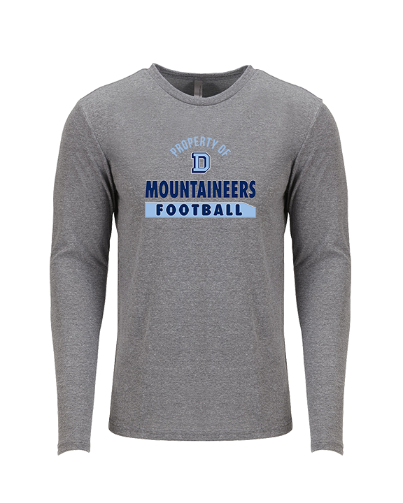 Dallas Mountaineers HS Football Property - Tri-Blend Long Sleeve