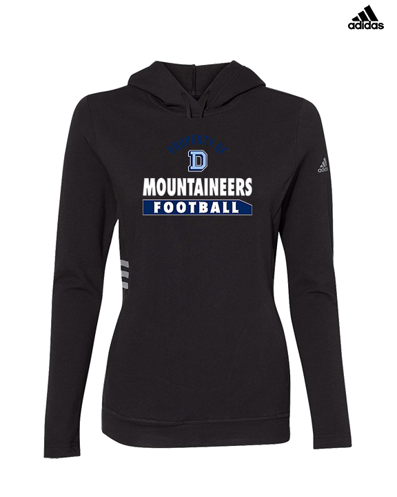Dallas Mountaineers HS Football Property - Womens Adidas Hoodie