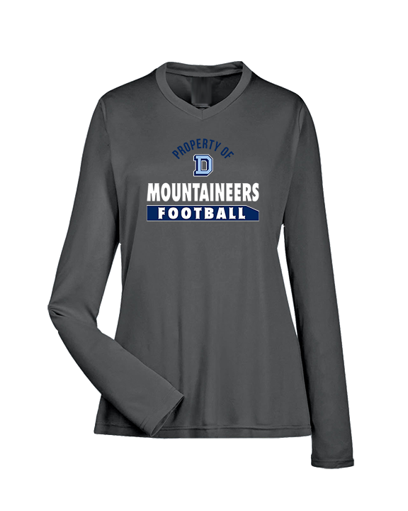 Dallas Mountaineers HS Football Property - Womens Performance Longsleeve