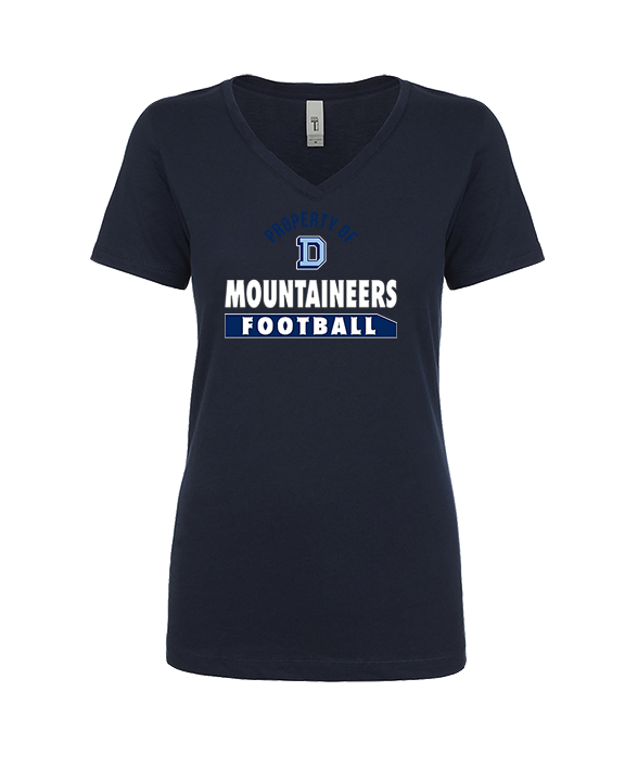 Dallas Mountaineers HS Football Property - Womens Vneck