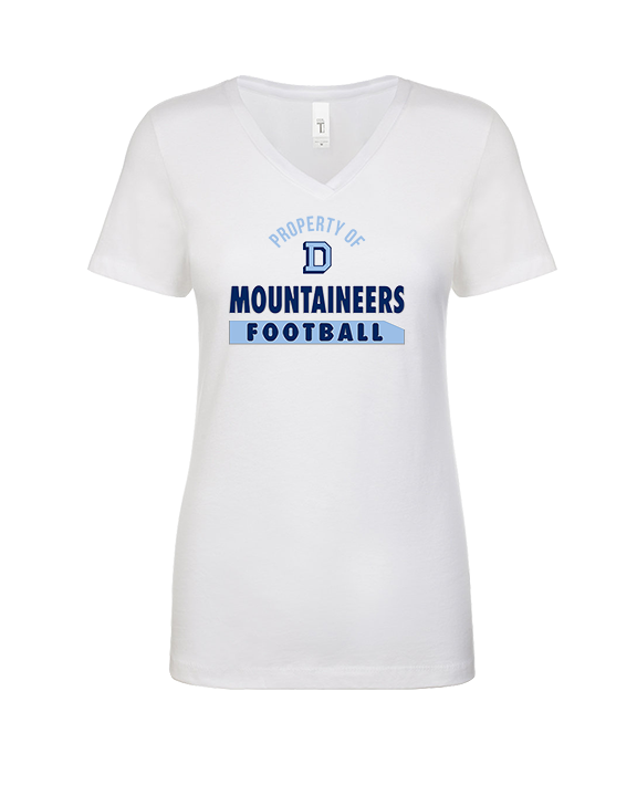 Dallas Mountaineers HS Football Property - Womens Vneck