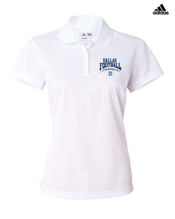 Dallas Mountaineers HS Football School Football - Adidas Womens Polo