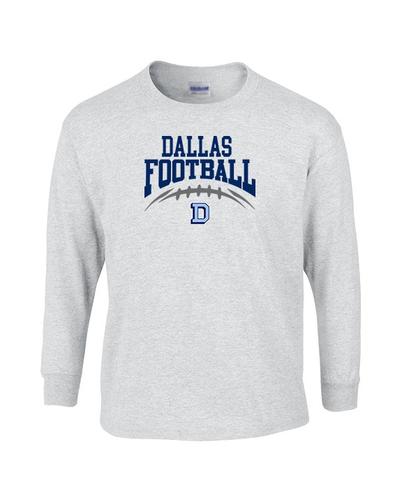 Dallas Mountaineers HS Football School Football - Cotton Longsleeve