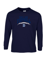 Dallas Mountaineers HS Football School Football - Cotton Longsleeve