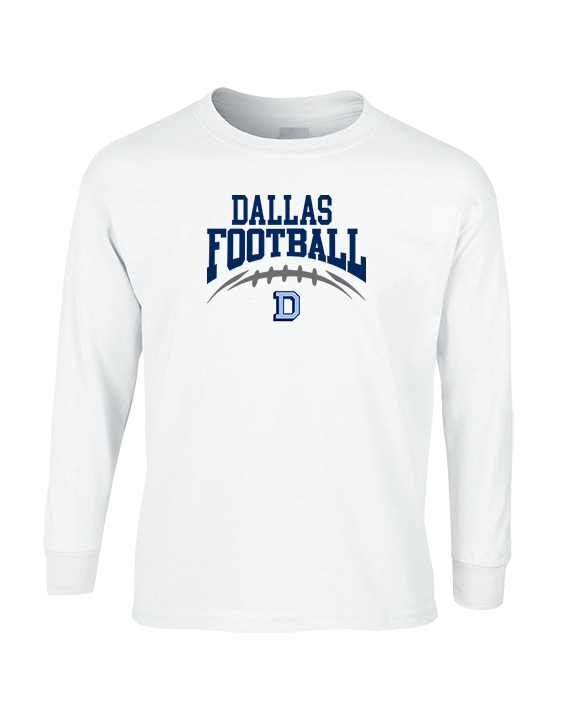 Dallas Mountaineers HS Football School Football - Cotton Longsleeve