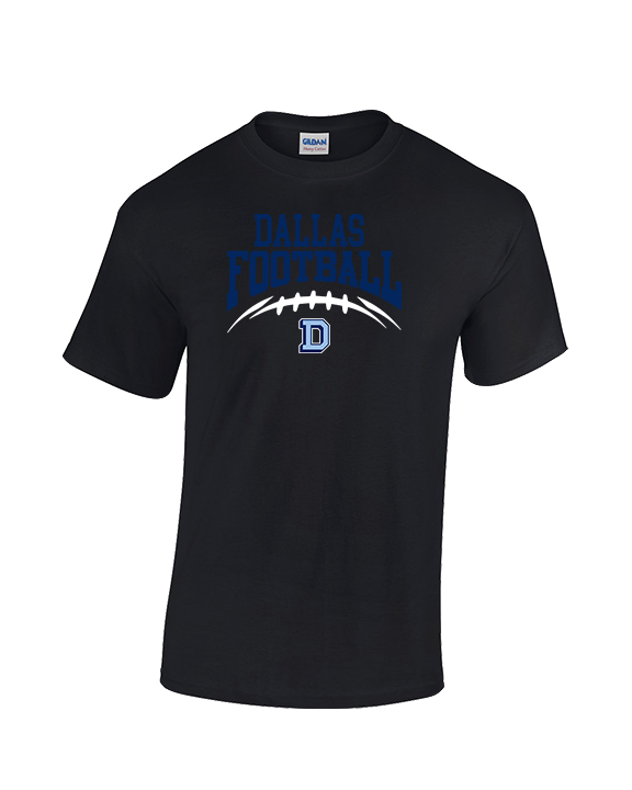 Dallas Mountaineers HS Football School Football - Cotton T-Shirt
