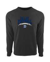 Dallas Mountaineers HS Football School Football - Crewneck Sweatshirt