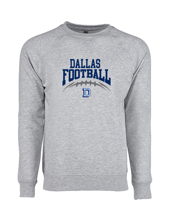 Dallas Mountaineers HS Football School Football - Crewneck Sweatshirt