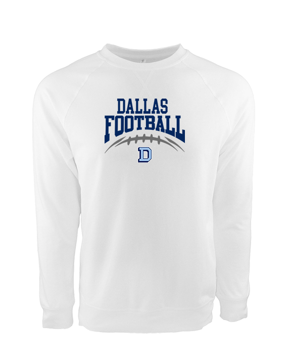 Dallas Mountaineers HS Football School Football - Crewneck Sweatshirt