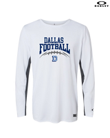 Dallas Mountaineers HS Football School Football - Mens Oakley Longsleeve