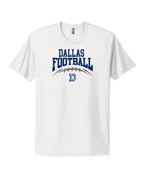 Dallas Mountaineers HS Football School Football - Mens Select Cotton T-Shirt