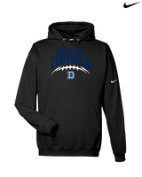 Dallas Mountaineers HS Football School Football - Nike Club Fleece Hoodie