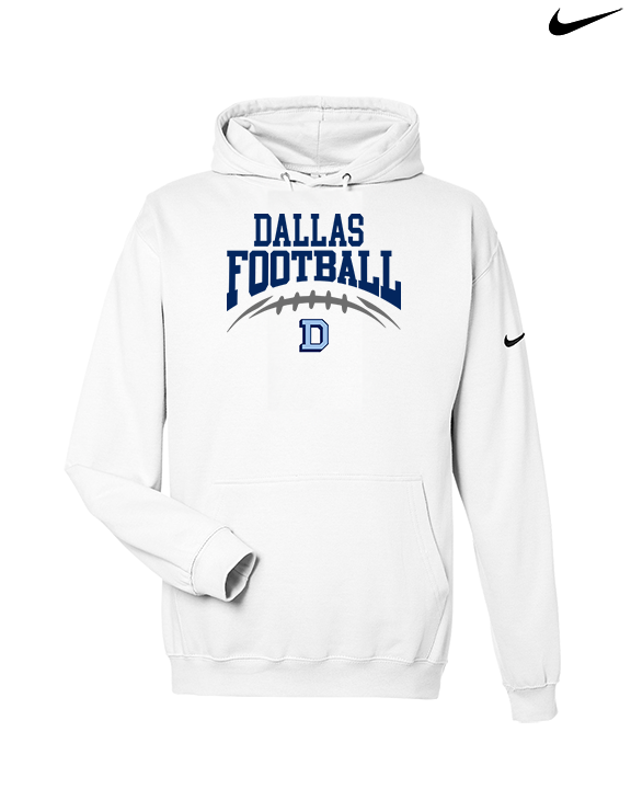 Dallas Mountaineers HS Football School Football - Nike Club Fleece Hoodie