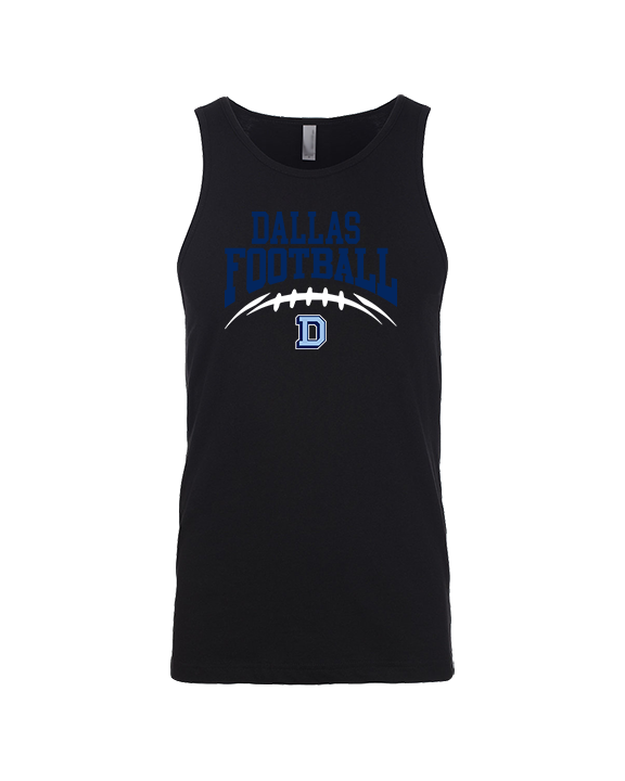 Dallas Mountaineers HS Football School Football - Tank Top