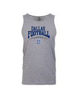Dallas Mountaineers HS Football School Football - Tank Top