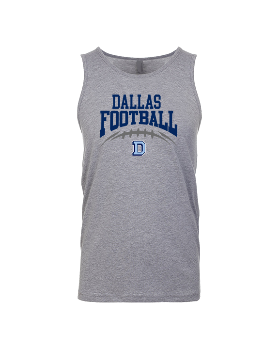 Dallas Mountaineers HS Football School Football - Tank Top