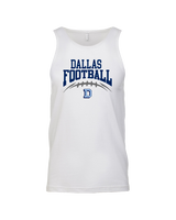 Dallas Mountaineers HS Football School Football - Tank Top