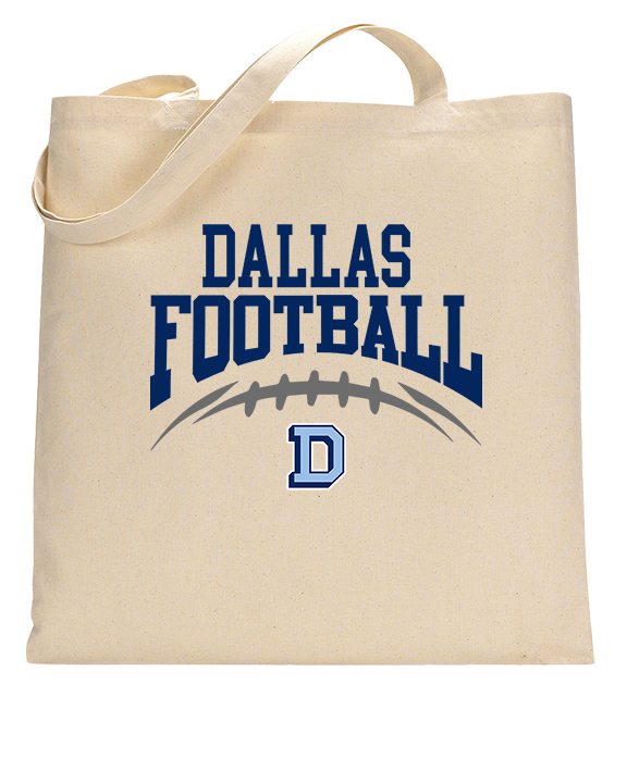 Dallas Mountaineers HS Football School Football - Tote