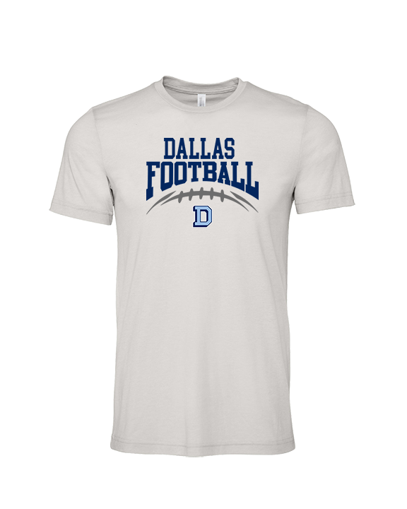 Dallas Mountaineers HS Football School Football - Tri-Blend Shirt