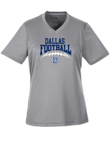 Dallas Mountaineers HS Football School Football - Womens Performance Shirt