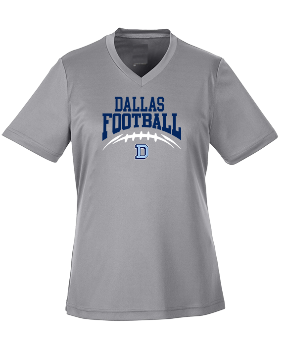 Dallas Mountaineers HS Football School Football - Womens Performance Shirt