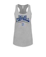 Dallas Mountaineers HS Football School Football - Womens Tank Top