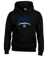 Dallas Mountaineers HS Football School Football - Youth Hoodie
