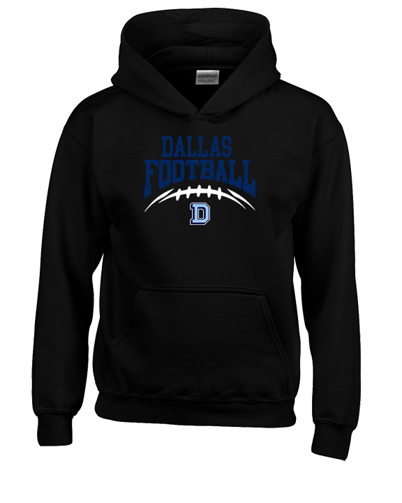 Dallas Mountaineers HS Football School Football - Youth Hoodie