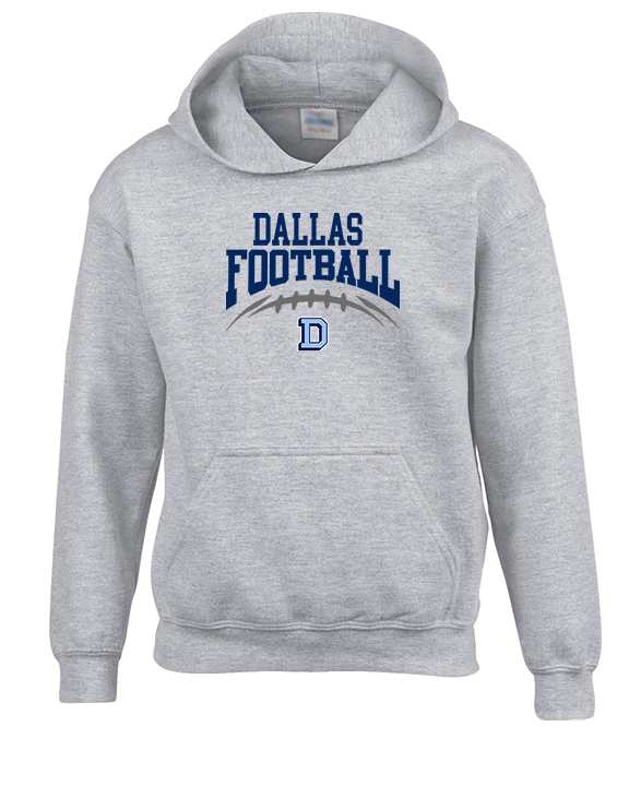 Dallas Mountaineers HS Football School Football - Youth Hoodie