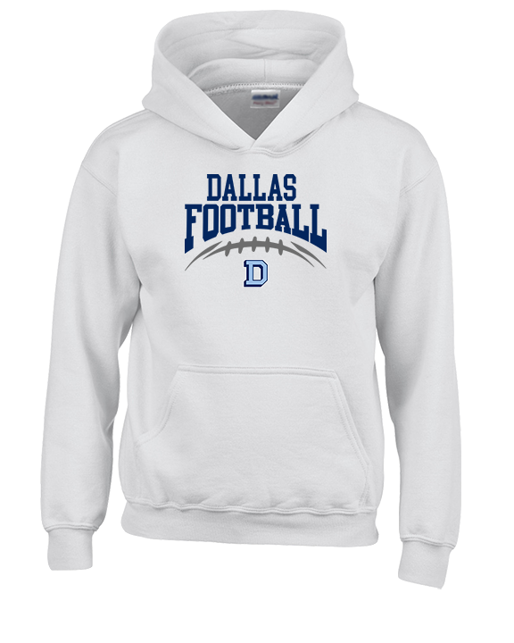 Dallas Mountaineers HS Football School Football - Youth Hoodie