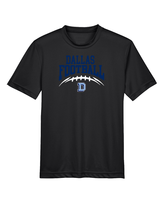 Dallas Mountaineers HS Football School Football - Youth Performance Shirt