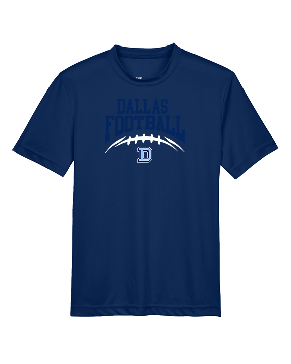 Dallas Mountaineers HS Football School Football - Youth Performance Shirt