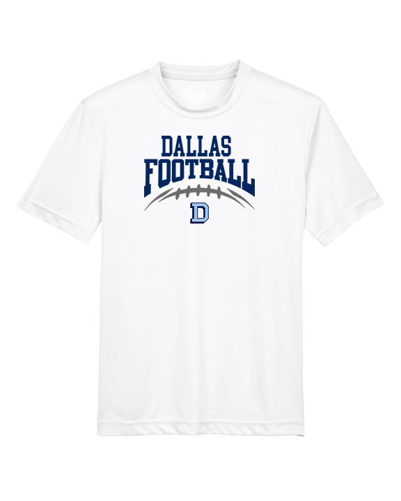 Dallas Mountaineers HS Football School Football - Youth Performance Shirt