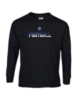 Dallas Mountaineers HS Football Splatter - Cotton Longsleeve