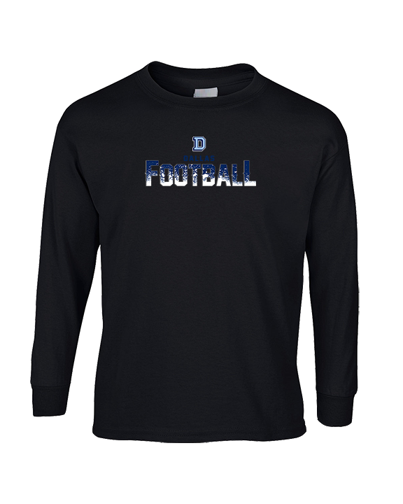 Dallas Mountaineers HS Football Splatter - Cotton Longsleeve