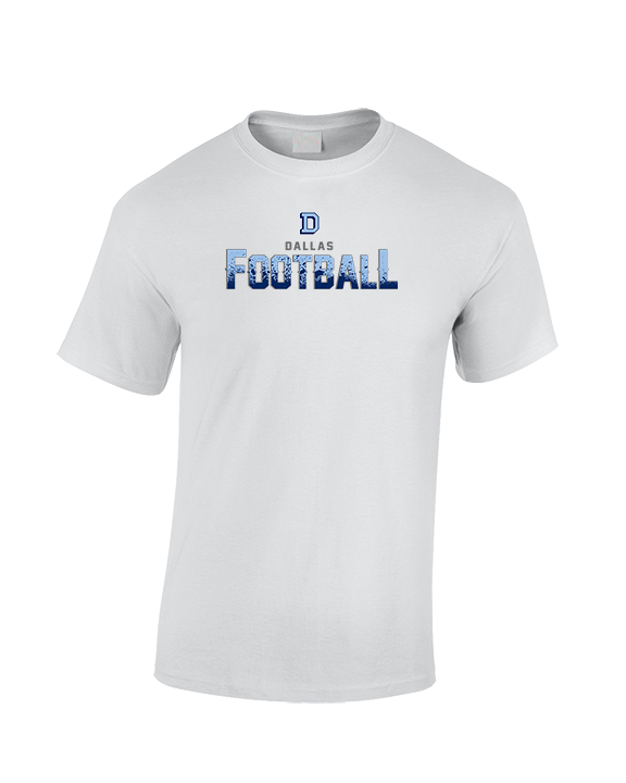 Dallas Mountaineers HS Football Splatter - Cotton T-Shirt